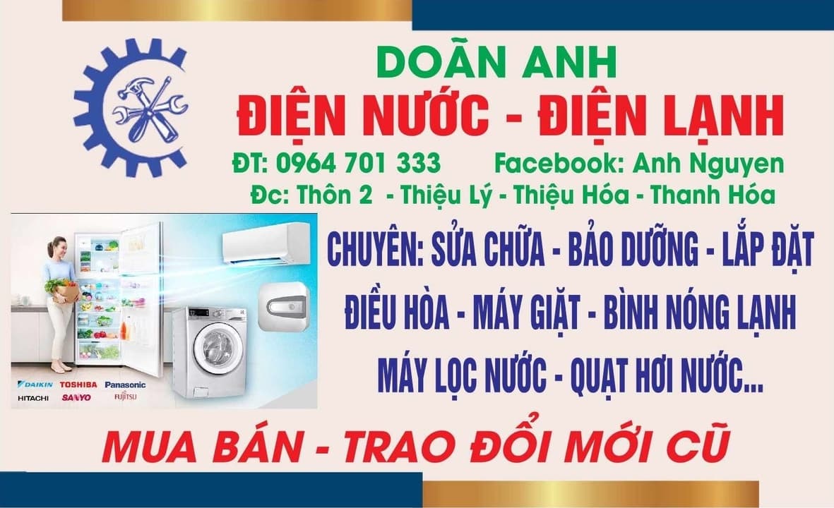 Sửa chữa điện nước điện lạnh tại Thanh Hoá